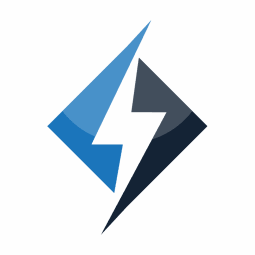 Azure Functions blue lightning bolt logo